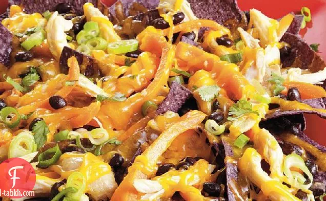 ناتشوز الدجاج بالجبن