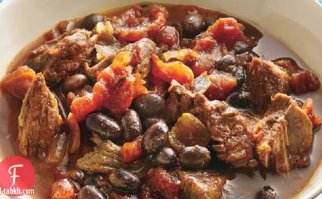 طباخ بطيء لحم البقر والفلفل الحار