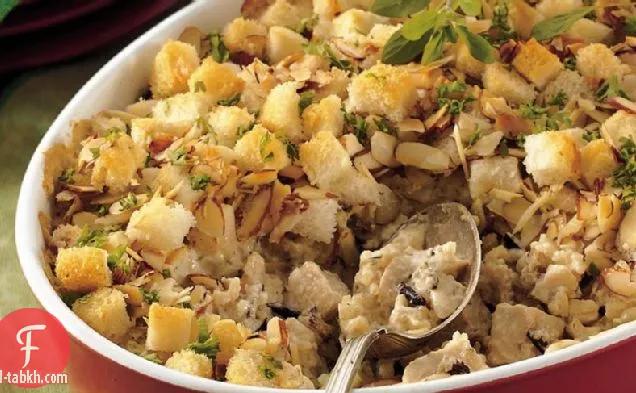 طاجن الدجاج والأرز البري