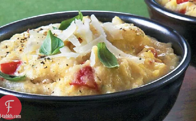 بطيئة طباخ الإيطالية لينة عصيدة من دقيق الذرة