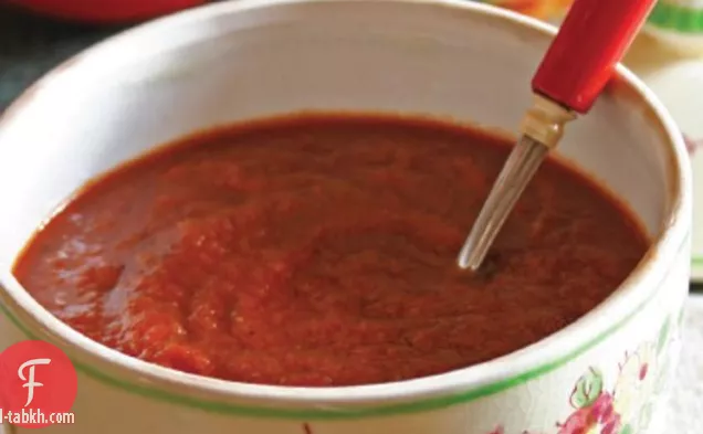 وصفة كاتشب الطماطم الطازجة محلية الصنع
