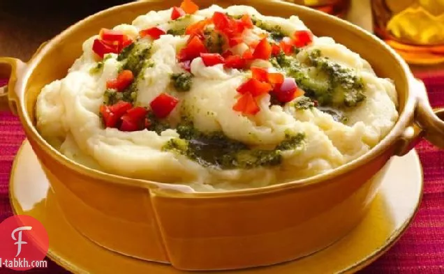 أسياجو-بيستو البطاطا المهروسة