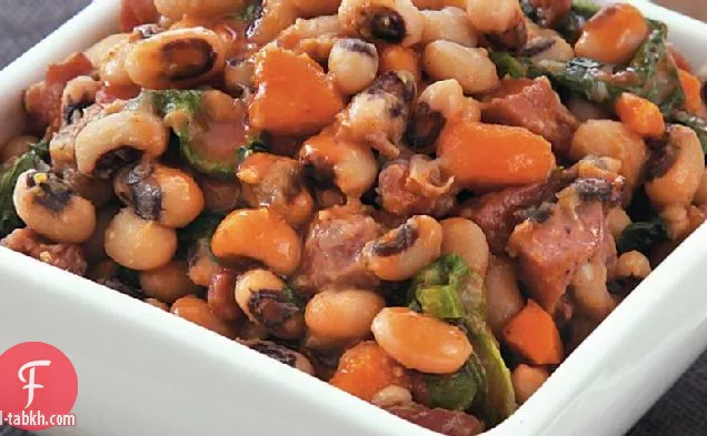 بطيئة طباخ بلاك آيد البازلاء والخضر