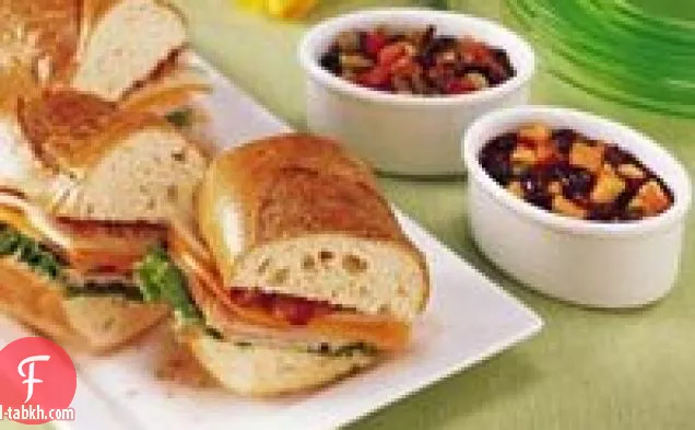 غواصات تركيا مع صلصة الكرز