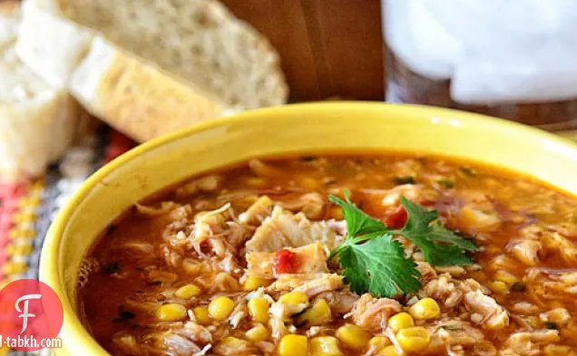 شوربة دجاج باربيكيو