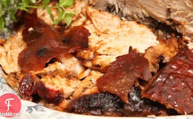 لحم خنزير مشوي في سانتياغو دي كوبا متبل ببهارات الثوم-الكمون أدوبو (سيردو بروجو)