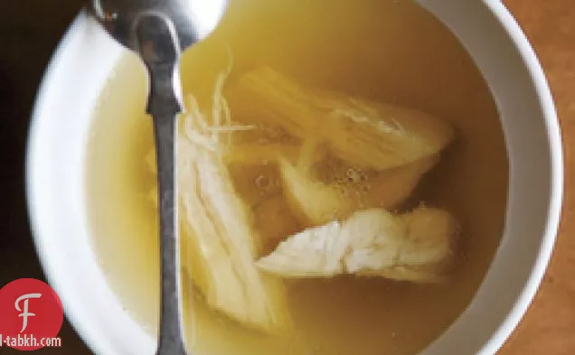 تطهير الزنجبيل-حساء الدجاج