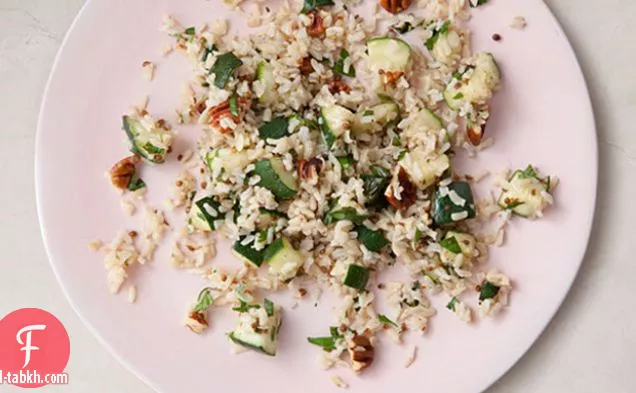 سلطة أرز الكزبرة الحارة