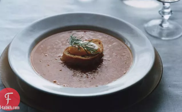 حساء السمك بروفنسال مع الزعفران رويل