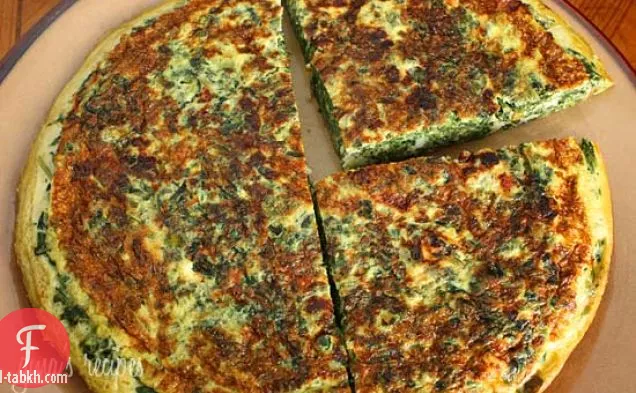 السبانخ الخفيفة والفيتا فريتاتا