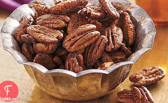 البقان المحمص الحلو والحار