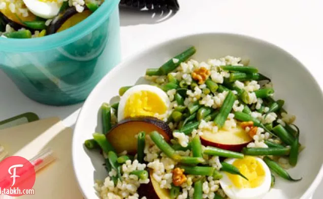 سلطة البيض والأرز للذهاب