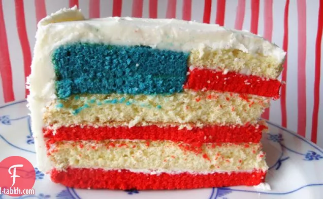 كعكة العلم الأمريكي
