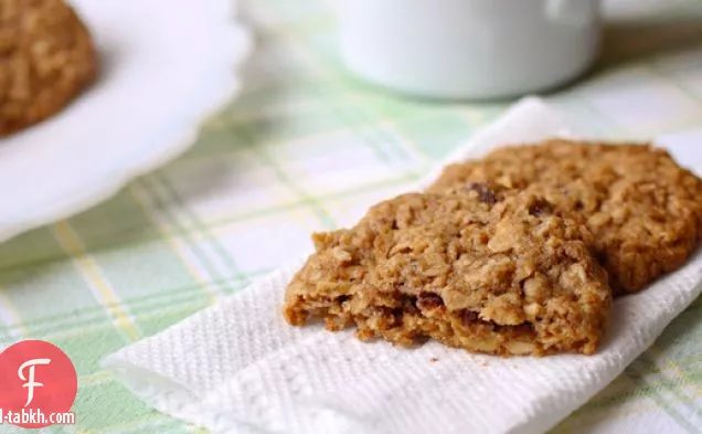 حبوب كاملة خالية من الغلوتين دقيق الشوفان الكوكيز