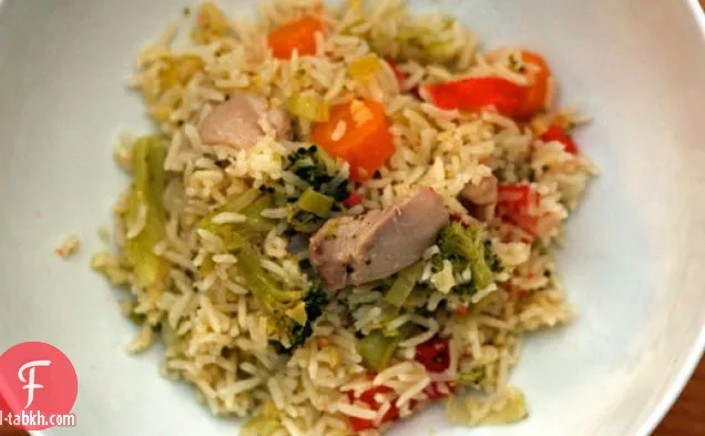 عشاء الليلة: دجاج روجر إيبرت مع أرز معطر