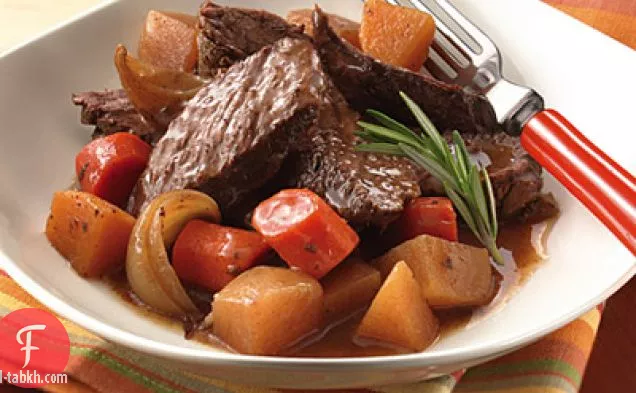 طباخ بطيء وعاء مشوي