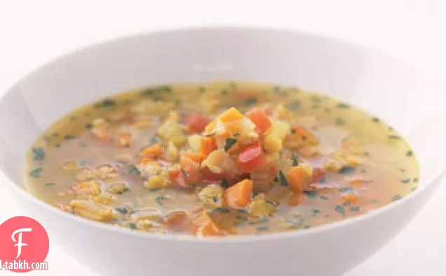 شوربة العدس الأحمر