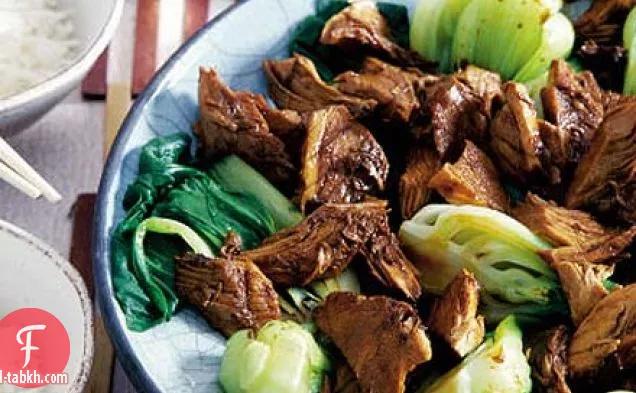 لحم الخنزير مطهو ببطء على غرار شنغهاي