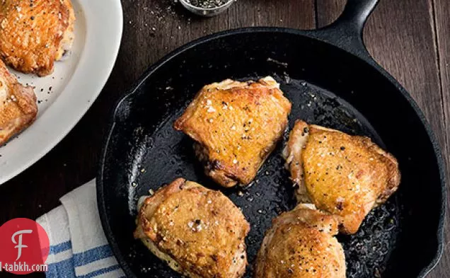 أفخاذ دجاج مشوية مثالية