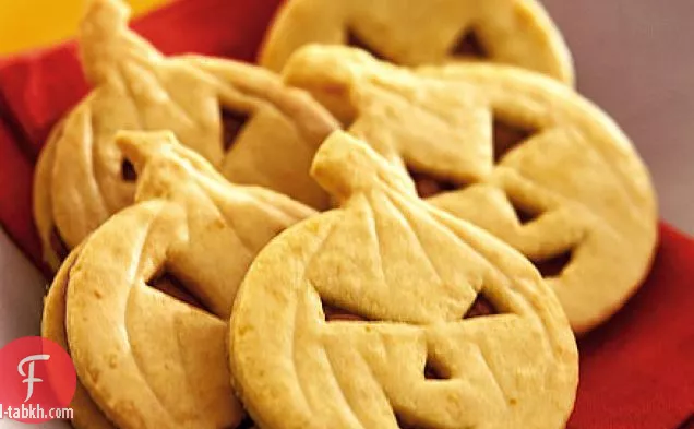 البرتقال اليقطين الوجه الكوكيز