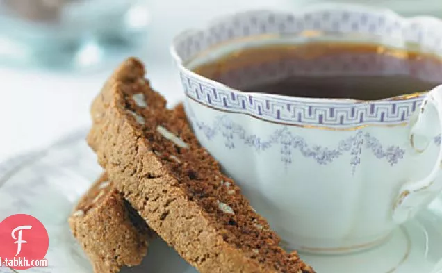 القهوة-البندق بيسكوتي