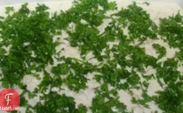سمك مع صلصة الطحينة