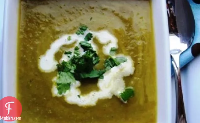 شوربة الخضار الكريمية (كريما دي فيردوراس)