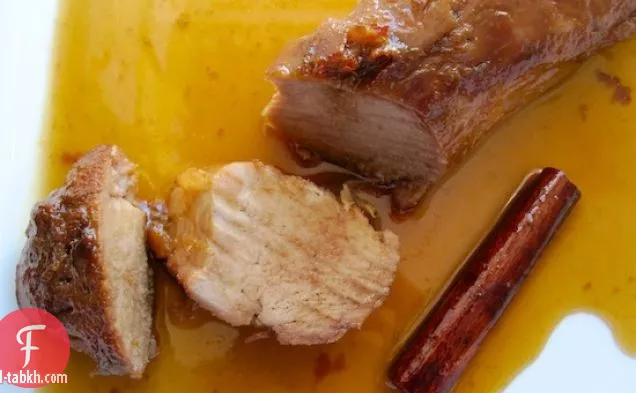 سيردو آل كاراميلو (الخاصرة لحم الخنزير مع صلصة الكراميل)