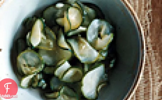 خيار مع الوسابي وخل الأرز
