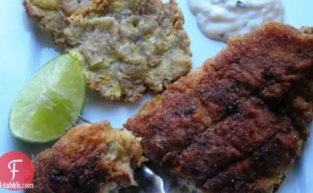 سمك السلور المغطى بالبقسماط (باغري أبانادو أو لا ميلانيسا)