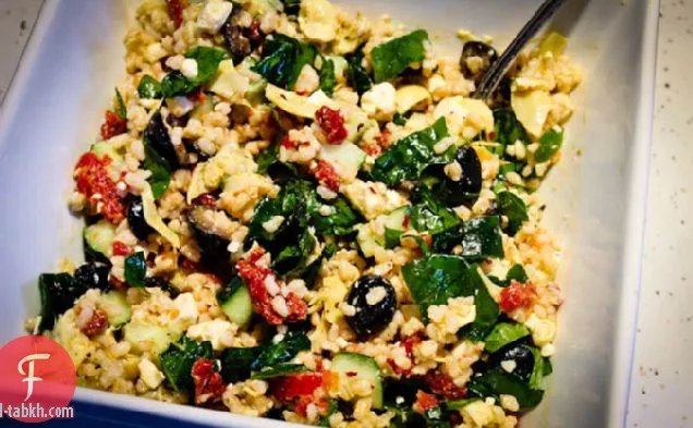 سلطة أرز البحر الأبيض المتوسط