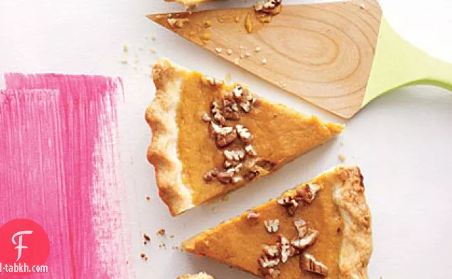 حريري البطاطا الحلوة وفطيرة البقان