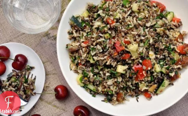 سلطة الأرز البري الحلو والمالح