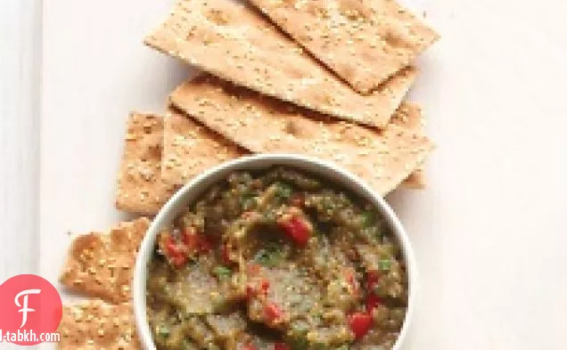 كابوناتا مع الخبز المسطح