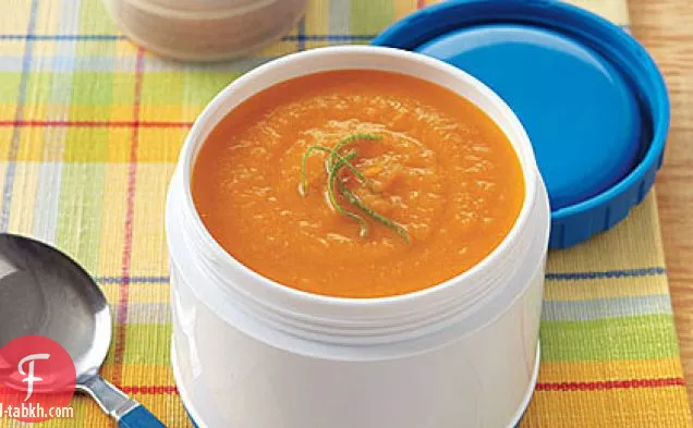 شوربة الجزر والزنجبيل