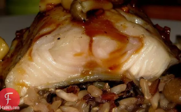 عشاء بسيط: سمك القد الأسود مع الفطر وصلصة ميسو