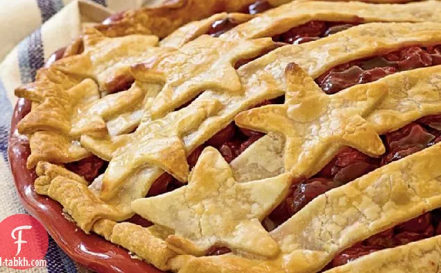 فطيرة الكرز النجوم والمشارب