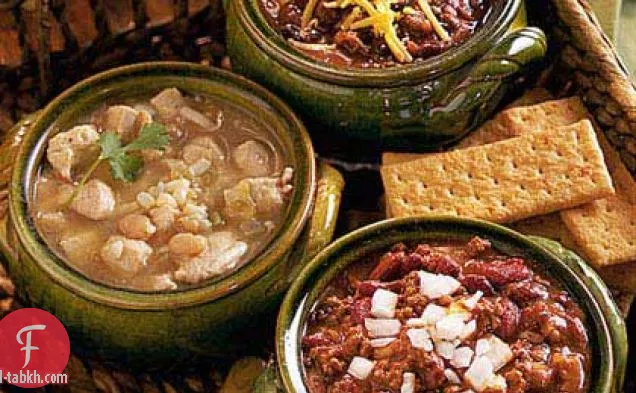 الفاصوليا البيضاء الفلفل الحار