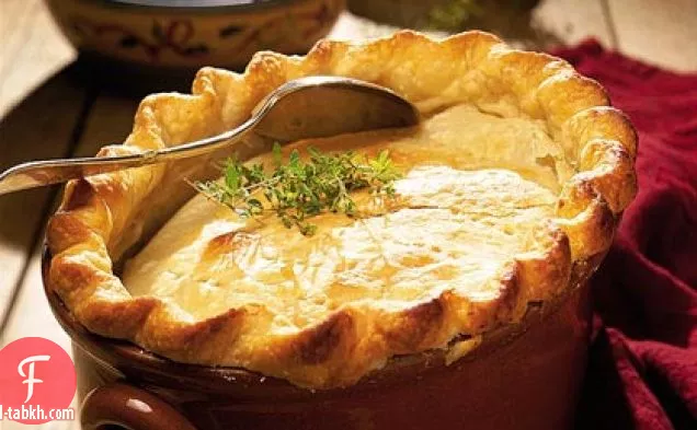 فطيرة وعاء الدجاج