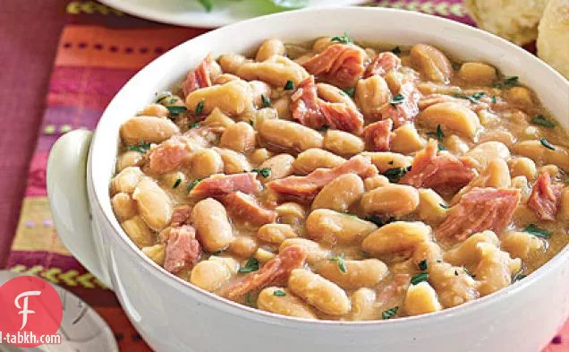 شوربة الفاصوليا البيضاء
