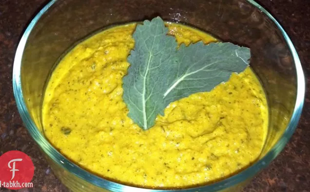شوربة البطاطا الحلوة واللفت