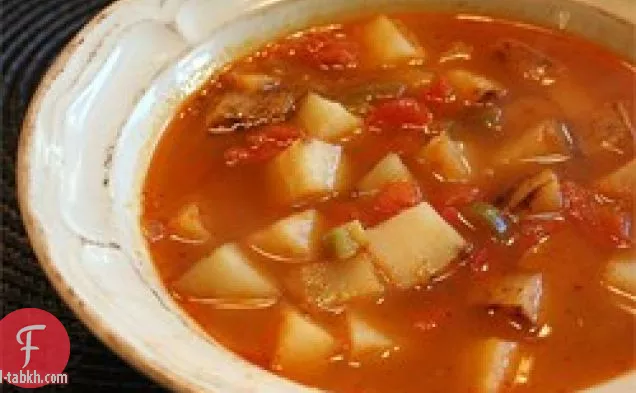 حساء البطاطا حار ط
