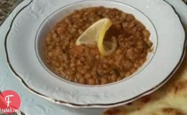 شوربة العدس بالليمون