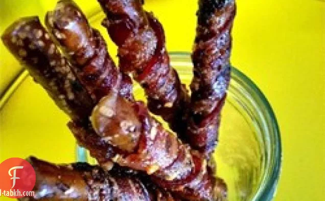 لحم الخنزير المقدد ملفوفة المعجنات