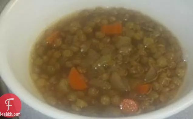 شوربة العدس الحارة