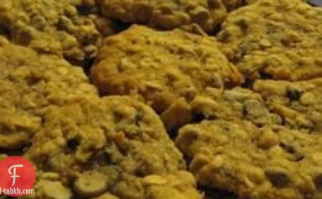 الزبيب دقيق الشوفان الكوكيز