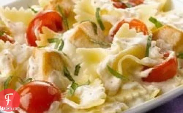 دجاج كريمي-باستا بروشيتا