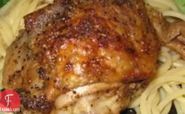 العسل خبز الدجاج ط