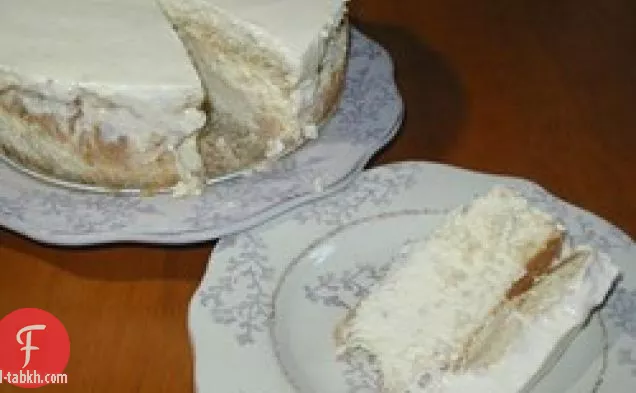 كعكة الجبن كريم الموز