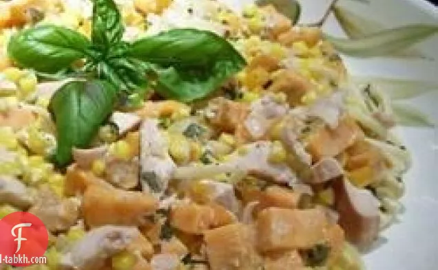 طاجن دجاج البطاطا الحلوة